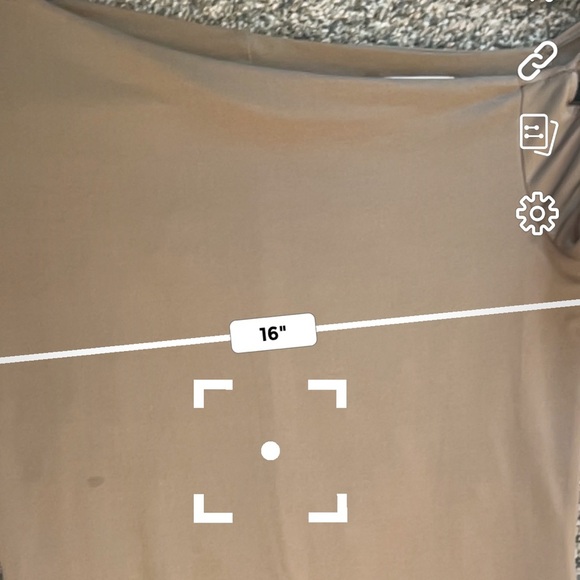 Meshki Gabby dress Elegant Brown One-Shoulder Dress mushroom color M #10 - Picture 13 of 14